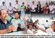 Dinsos Nias Utara Monitoring Penyaluran Bansos Sembako dan PKH Triwulan II 2026