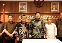 Menteri PKP RI Terima Kunjungan Forkada Kepulauan Nias