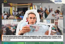 Dinsos Nias Utara Monitoring Penyaluran Sembako,Tegaskan Bantuan tanpa Potongan