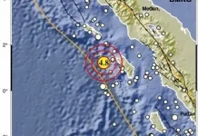 Periode 5 -11 Juni 2026, Dua Gempabumi Dirasakan Masyarakat di Kepulauan Nias