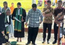 Pemkab Nias Utara Hadiri Peletakan Batu Pertama Gedung Gereja BNKP Alasa Resort 28
