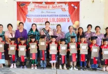 Pelepasan Siswa TKS Loloana'a, Kasek Minta Perhatian Pemerintah