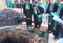 Peletakan Batu Pertama Gereja BNKP Alasa Jadi Tonggak Pelayanan Umat