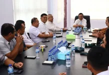 Bupati Nias Barat Terima Audiensi Pengurus Gereja BNKP Moi