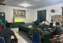 Nobar Piala Dunia, Kodim 0213/Nias Pererat Kemanunggalan TNI dan Rakyat