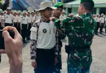 Karya Bakti TNI AD Bangun SDM Unggul di Kepulauan Nias