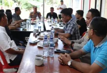 Kapolres Nias Diskusi Bareng bersama DPC GMNI Gunungsitoli-Nias