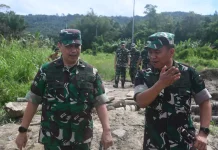 Tim Wasev Mabesad Tinjau Karya Bakti TNI AD untuk Rakyat di Kepulauan Nias