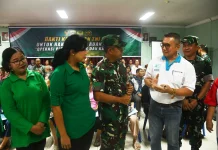 Danrem 023/KS Pantau Bakti Kesehatan TNI AD di Nias