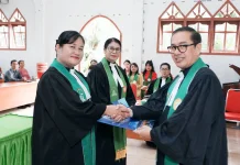 Pdt. Lady Astria Lase Resmi Pimpin BNKP Jemaat Nazaret Resort 26
