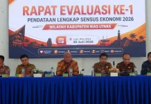 Progres Sensus Ekonomi 2026 Nias Utara Capai 30,82%, Urutan Kedua Tercepat di Sumut