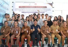 Apresiasi Kinerja, Kominfo Gunungsitoli Lepas Mahasiswa Magang UNIAS