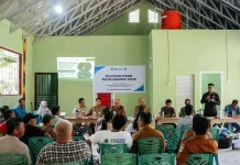 Dinas PKP2LH Nias bersama YAKOPI Latih Warga Kelola Pupuk Organik
