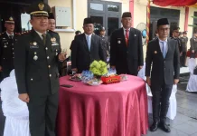 Bupati Nias Utara Hadiri Upacara dan Syukuran HUT Bhayangkara ke-80 di Polres Nias