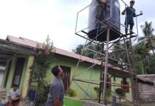 Warga Desa Marit Baru Sambut Gembira Hadirnya Sumur Bor Program Karya Bakti TNI AD