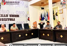 Bawaslu Gunungsitoli dan KPU Koordinasi Data Parpol Semester I 2026