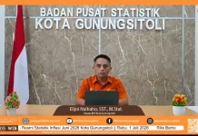 Juni 2026, Kota Gunungsitoli Alami Inflasi Sebesar 6,25 Persen