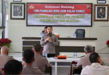 Polres Nias Gelar Uji Psikologi Pemegang Senjata Api Organik Polri