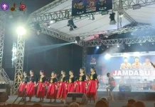 Tari Nias Meriahkan Pentas Seni Jambore Daerah XI Gerakan Pramuka Sumut Tahun 2026