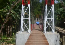 Pembangunan Jembatan Gantung di Gunungsitoli Perkuat Konektivitas Wilayah