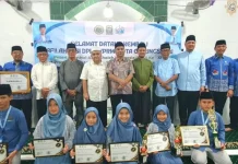 DPD BKPRMI Kota Gunungsitoli Sambut Kepulangan Kafilah FASI ke-XIII