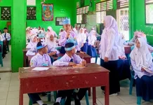 Siswa Siswi MTs NU Gunungsitoli Ikuti Masa Taaruf Murid Madrasah