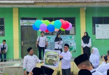 Lepas Balon ke Udara, Kakan Kemenag Gunungsitoli Buka MATAMUDA