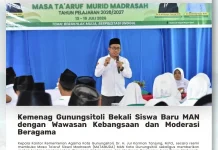 Buka MATAMUDA MAN Gunungsitoli, Kankemenag Tekankan Moderasi Beragama