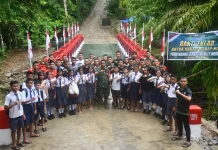 Jembatan Modular Sungai Bawoni Rampung, Akses Warga Lancar