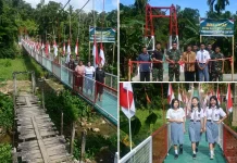 Jembatan Gantung Sungai Sowu Rampung, Akses Warga Makin Mudah
