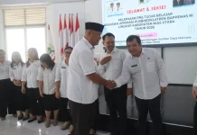 Bupati Nias Utara Lepas PNS Tugas Belajar Beasiswa Afirmasi Bappenas 2026