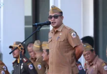 Pimpin Upacara, Asisten III Gunungsitoli Sampaikan Instruksi Penting untuk ASN