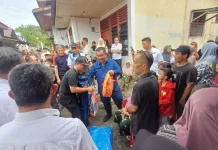 TRD BPBD Salurkan Bantuan Bagi Korban Kebakaran di Desa Mudik