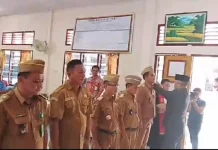 Lima Penjabat Kepala Desa Resmi Dilantik Camat Sogaeadu