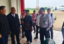Kunjungan Menteri PU RI di Kepulauan Nias