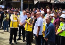 Gubsu Tinjau Progres Pembangunan Jalan Provinsi di Nias Utara