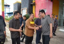 Wali Kota Gunungsitoli Lepas Gubernur Sumut dari Binaka