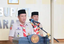 Hari Pramuka, Bupati Eliyunus: Dorong Penguatan Karakter dan SDM