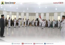 Wakil Bupati Nias Utara Kukuhkan 25 Paskibraka, Siap Tunaikan Tugas HUT RI ke-81