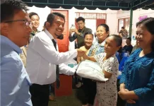 Pemkab Nias Utara dan Bulog Salurkan Bantuan Pangan Beras