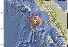 Informasi Gempabumi, Sambaran Petir dan Waktu Terbit/Terbenam Matahari di Kep.Nias