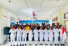 Pengukuhan Paskibra Tuhemberua Berjalan Lancar