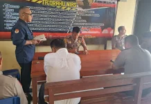 Personel Polsek Tuhemberua Ikuti Bimbingan Rohani KUA