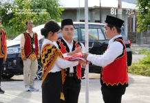 BPS Nias Utara Peringati HUT ke-81 RI,Teguhkan Profesionalisme
