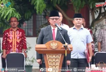 Paskibraka Gunungsitoli 2026 Dikukuhkan, Siap Kibarkan Merah Putih