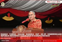 Bupati Nias : Kesuksesan Pembangunan Diperlukan Sinergi dari Semua Pihak