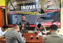 Bimroh di Polsek, Penyuluh Ingatkan Teguh dalam Pekerjaan Tuhan
