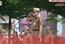 Upacara Pengibaran Bendera di Kabupaten Nias, Ini Amanat Penting Pembina Upacara