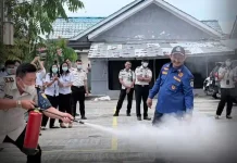 Sosialisasi Mitigasi Bencana Kebakaran di Lapas Kelas IIB Gunungsitoli