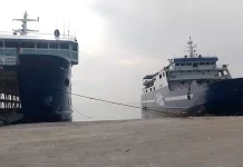 Operasional Kapal Feri di Pelabuhan Gunungsitoli Dilayani 2 Operator